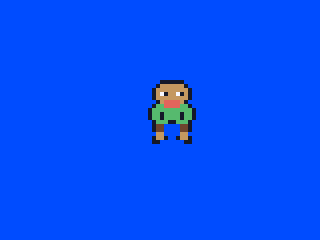A sprite visible on screen
